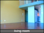 living room with wood floors