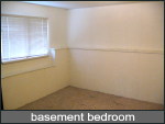 third bedroom in basement