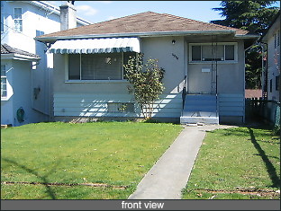 front view of the house